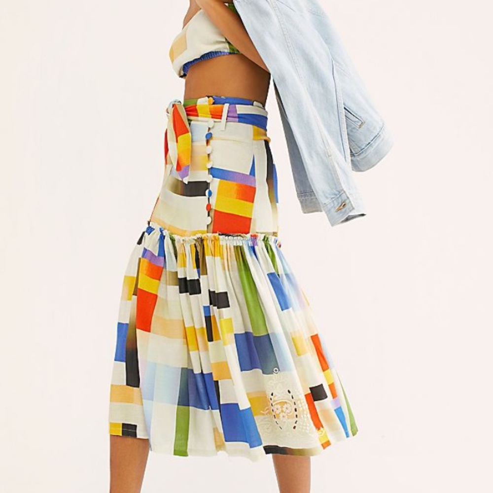 Two Piece Matching Set Free People, S top & skirt